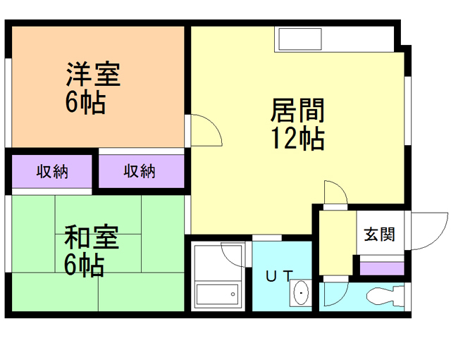 ツインシティー２４８の間取り