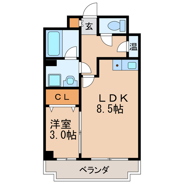 エポラール白壁の間取り