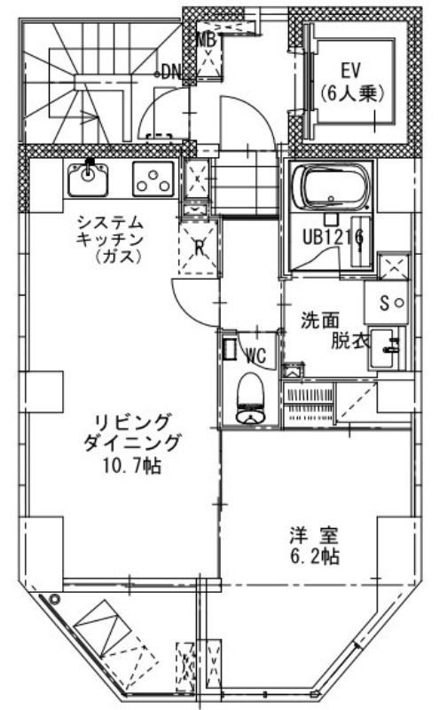 ラスパシオ蔵前レジデンスの間取り