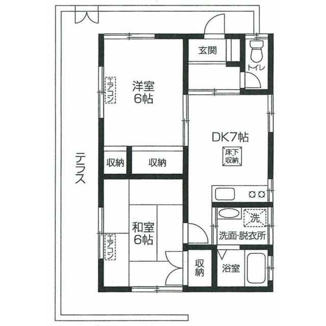 第三西川ハイツの間取り