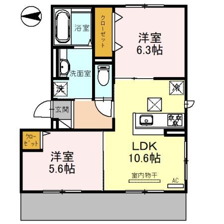 D-ROOM嵯峨嵐山の間取り