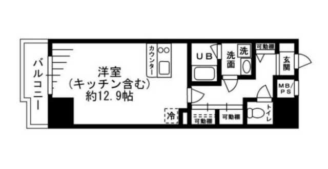 豊島区高田のマンションの間取り