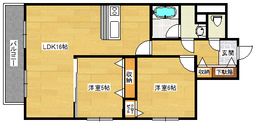 グランカドゥーKの間取り