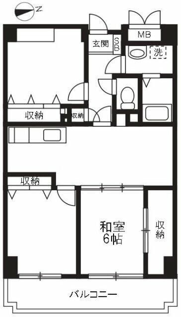 久里浜３丁目共同住宅の間取り