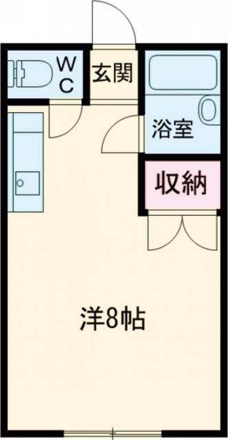 豊川市大堀町のアパートの間取り