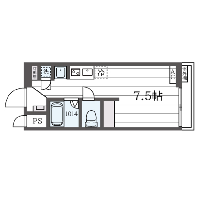 チェリーハイツ諏訪Ａの間取り