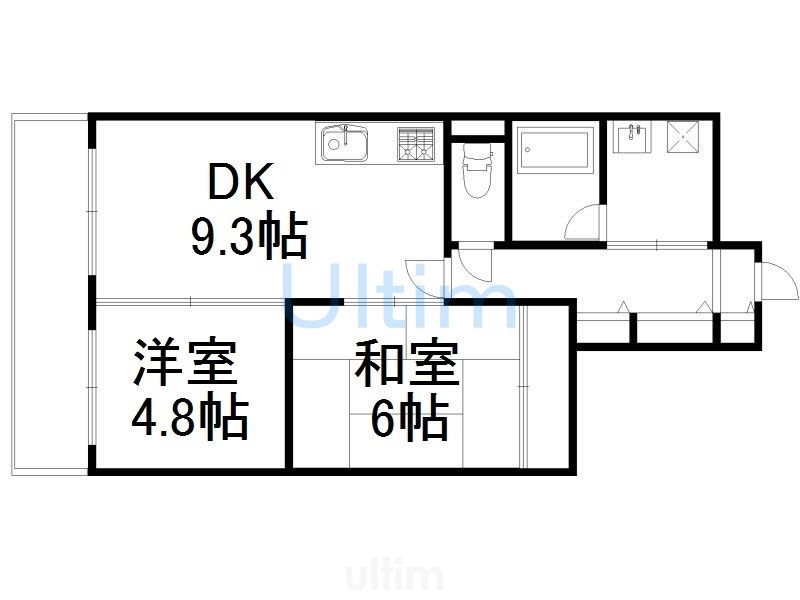 グランドゥール太秦の間取り