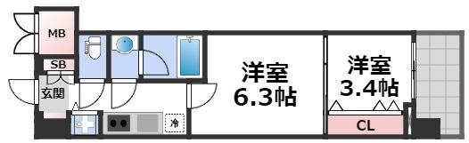 スプランディッドVIIIの間取り