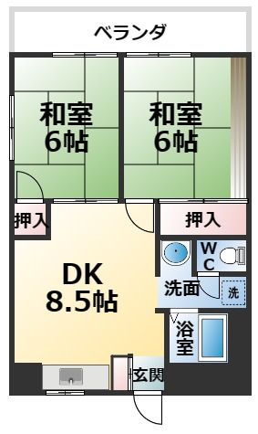 瀬高ビルの間取り