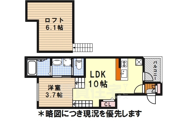 プランドールJ&Cの間取り