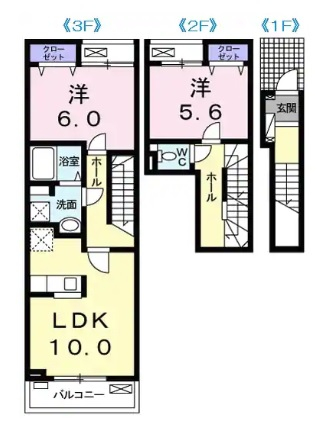 【サニーサウスの間取り】