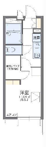 レオパレス舎利寺ＣＦの間取り