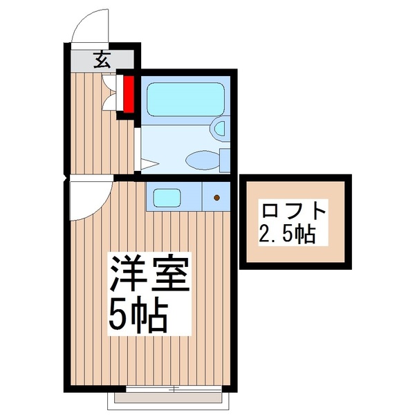 スカイピア志木の間取り