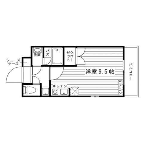 ジュネス柴の間取り