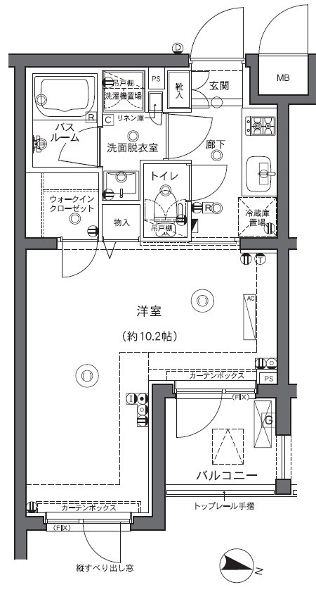 ＺＯＯＭ中野坂上の間取り