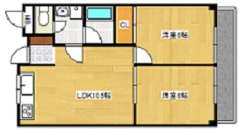 尼崎市武庫町のマンションの間取り