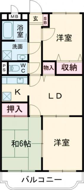 マンションエトワールの間取り