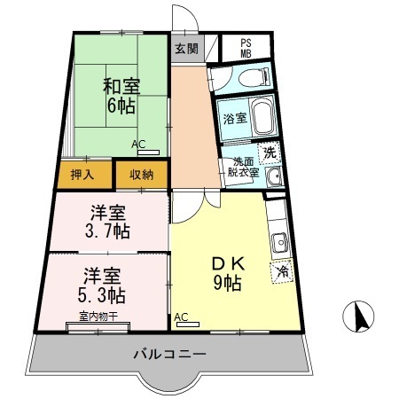 フォーラム北綾瀬の間取り