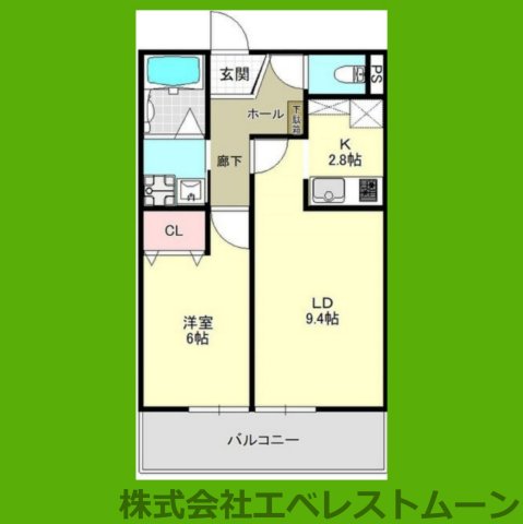 名古屋市港区善北町のアパートの間取り