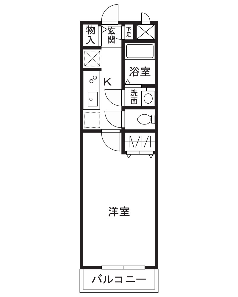 フォレストヒルズ宮崎台の間取り