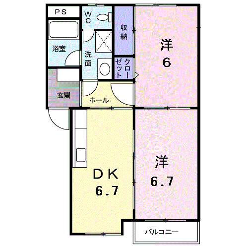 【エルンテの間取り】