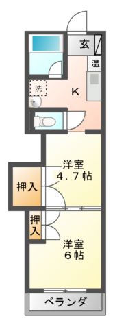 プレステージ金沢の間取り