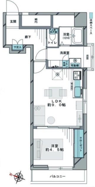 文京区大塚のマンションの間取り