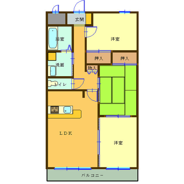 ファミーユ・クレールの間取り