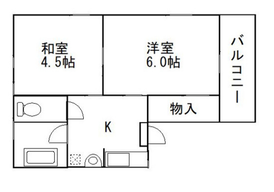 平井２ＤＫの間取り