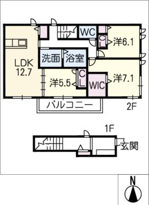 アイリス豊が丘の間取り