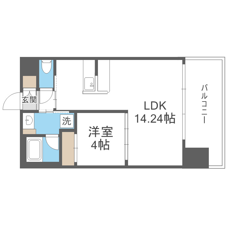 プレジオ大正の間取り