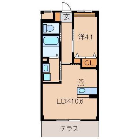 リッチ＆フォースＭＩＫＡＺＵＲＡの間取り