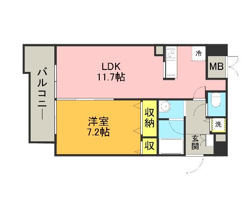 キルンズ高取の間取り