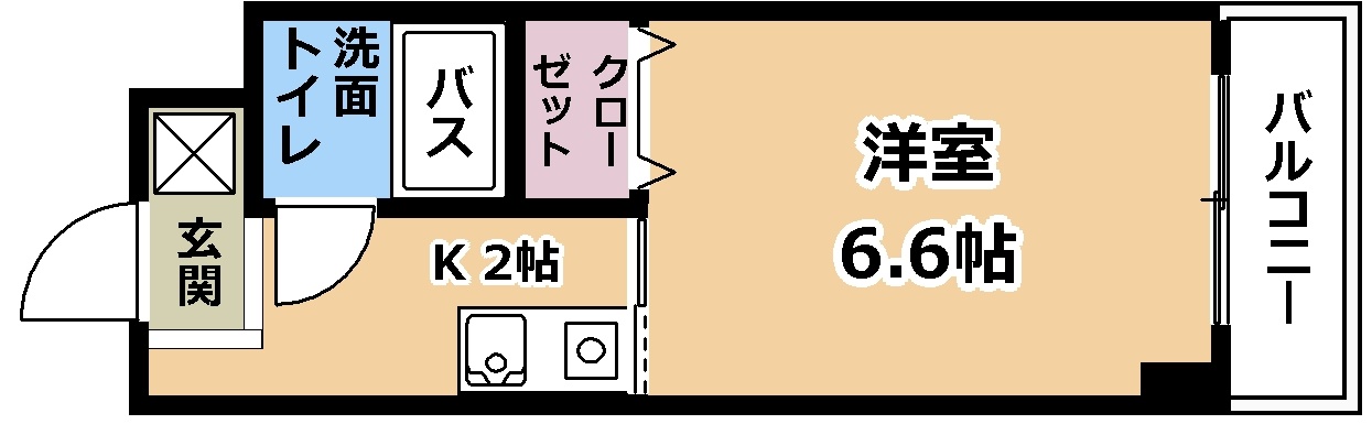 クローバーハイツ　Iの間取り