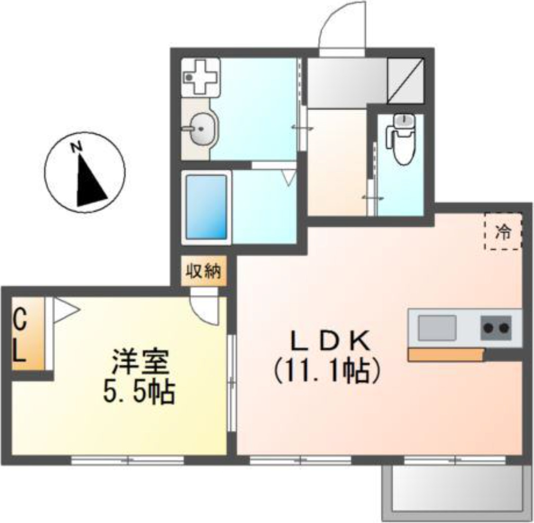 メゾンクリスタの間取り