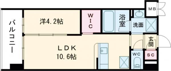 ウィングス西神原の間取り