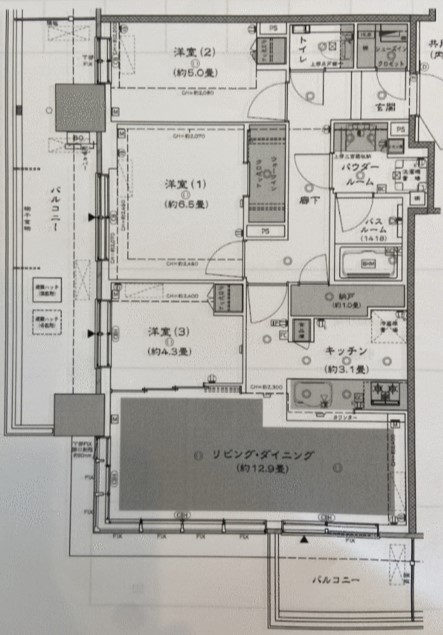 江東区有明のマンションの間取り