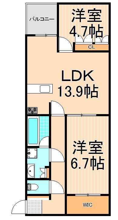 ＭａｉｓｏｎＢｌａｎｃの間取り