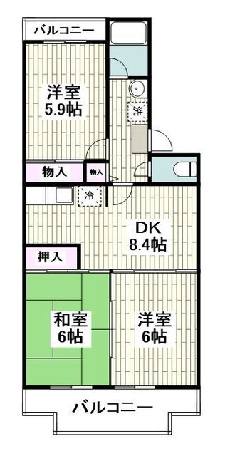 鎌倉グリーンヒルズの間取り