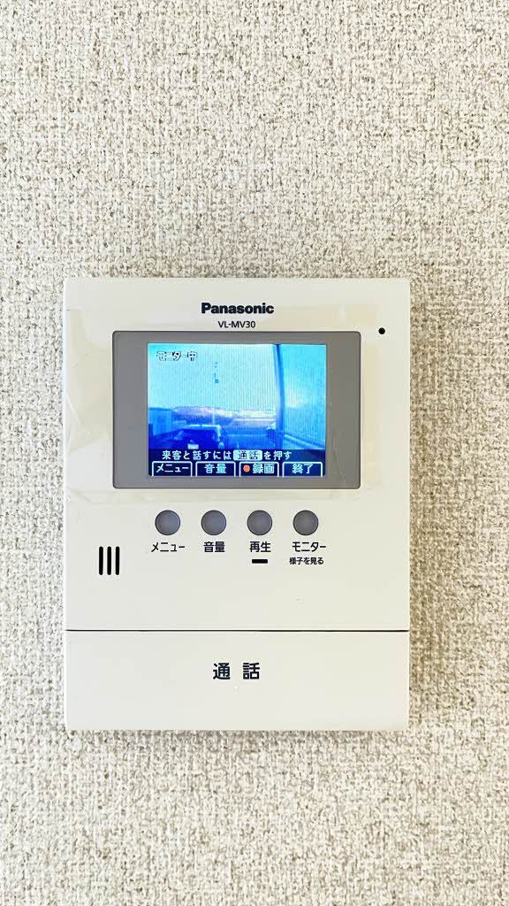 セキュリティ　モニタ付きドアホン