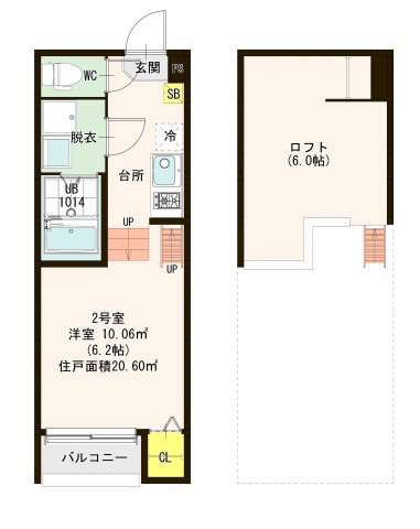 プランドール柴島の間取り写真