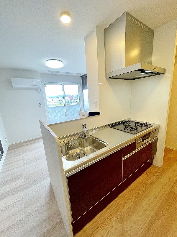 キッチン　★システムキッチングリル付き/３口コンロ★