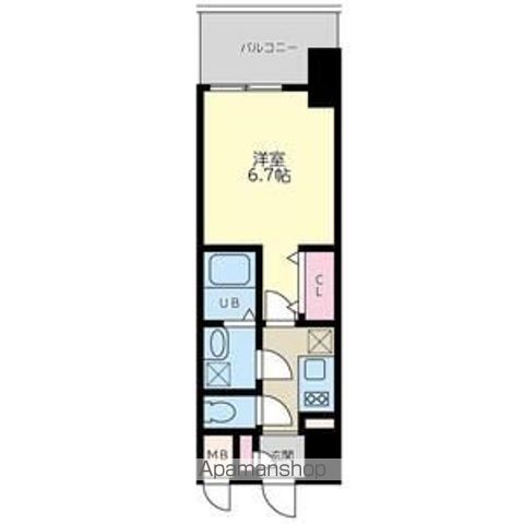 Quintet NAMBAの間取り写真