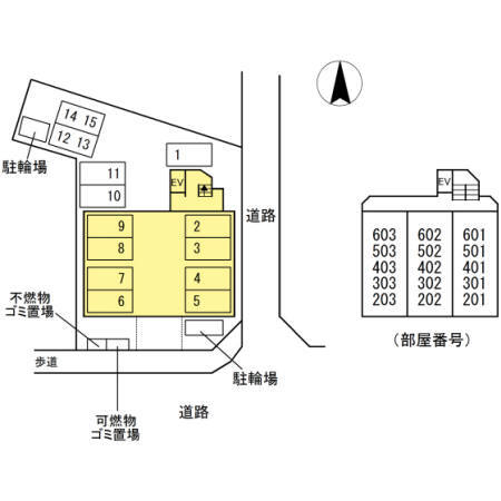 駐車場　駐車場（マンション下区画）