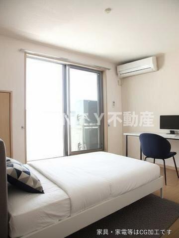 その他部屋・スペース　広くて明るい寝室