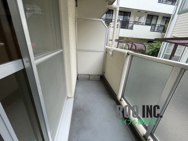 バルコニー　写真は反転のお部屋です