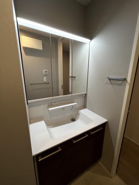 洗面設備　便利なシャンプードレッサー付き