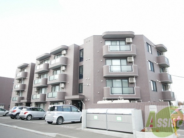 建物外観　札幌市北区南あいの里「ウイングガーデン」