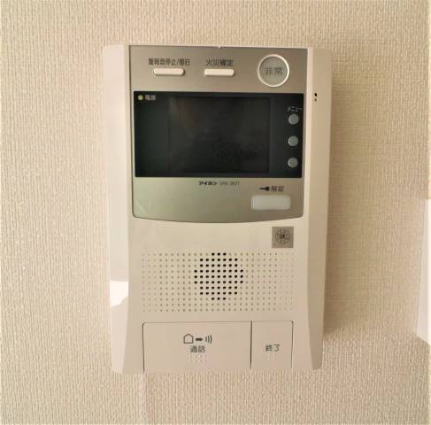 セキュリティ　急な来客時も安心ですね