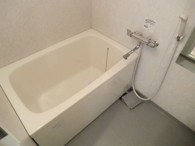 バス・シャワールーム　ゆったりサイズのバスサイズ